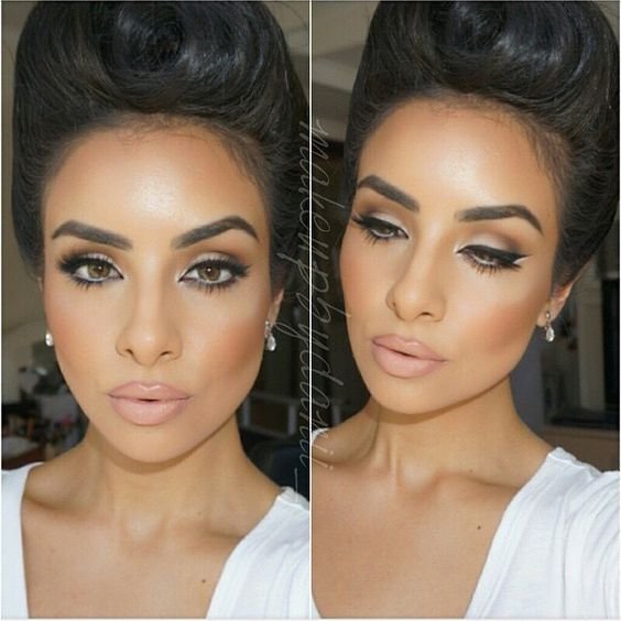 #ShareIG @makeupbydanii_ @makeupbydanii_ looking so romantic in this glamorous updo and beautiful makeup #vegas_nay: